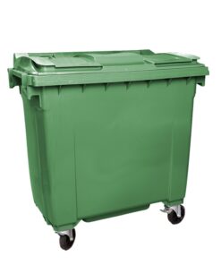Wheelie Bin - Plastic - 4 Wheel - 770L - Green - Wheelie Bin 770L-green