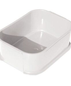 Plastic Crate - Meat Bin - SABS Approved - 22L - White - Pack of 105 - MT54178