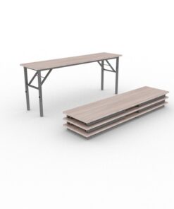 Conference Multipurpose Desk - Wood - 74 x 60 x 180 cm - MP002-cherry