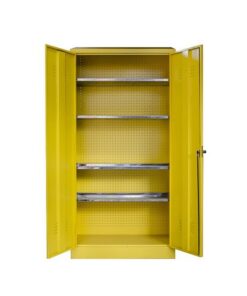 Steel Hazardous Material Cabinet - 180 x 90 x 45 cm - HAZCAB1-yellow
