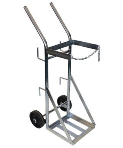 Gas Bottle Trolley - Single LPG Canister - 34 x 40 x 110 cm - Load Capacity 200kg - SX3-WSR