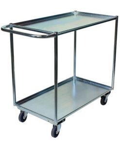Stock Picking Trolley - 2 Shelf - Galvanised - 90 x 52 x 90 cm - Load Capacity 240kg - SP36-2
