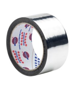 Metalized Tape - 907 - Silver - 48mm x 50m - Box of 36 - Pack of 36 - 1000006083