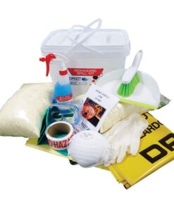 Spill Kit - Portable - Biohazard Spill Kit - Includes Plastic Case - SK25000