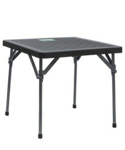 Plastic Collapsible Table - Tia - 4 Seater - Black