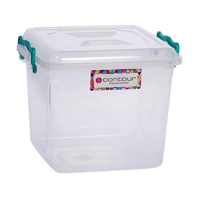 8.5L Storage Box - Mobile - Clip and Lock - Colour Options - Pack of 5