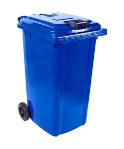 240L Wheelie Bin - Plastic - 2 Wheel - Colour Options