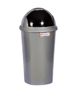 Contour 25L Plastic Dust Bin - Round Swing Lid - Colour Options - Pack of 5