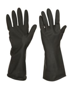 Industrial Latex Gloves - 30cm - Black - Various Sizes