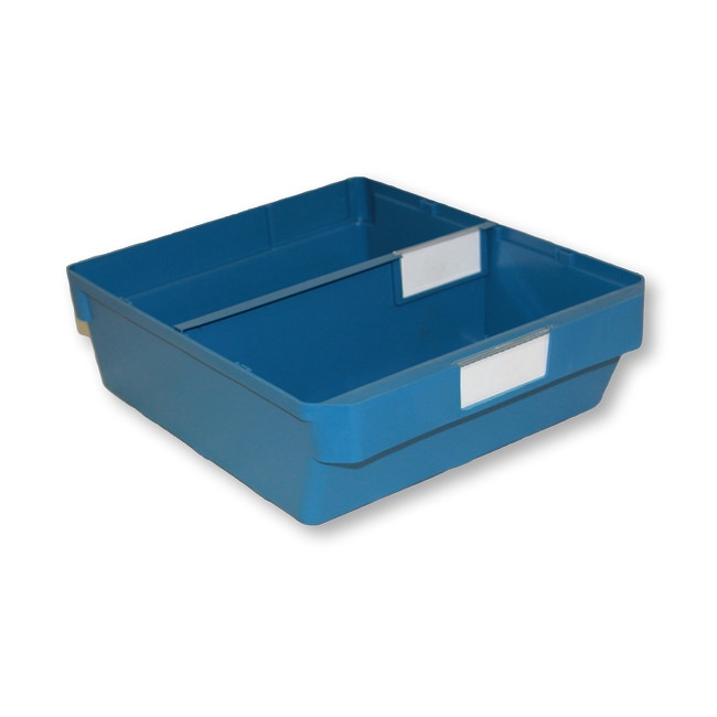 Shelf Bin - Loose Parts Warehouse Storage Container - Plastic - Large - 300mm - Blue