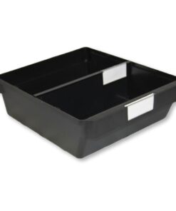 Shelf Bin - Loose Parts Warehouse Storage Container - Plastic - Large - 300mm - Black
