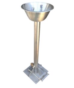 Eyewash Safety Station - Stand Alone - Foot Operated - 30 x 30 x 110 cm