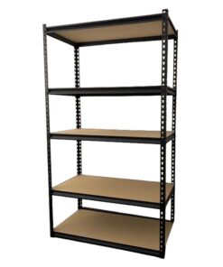 Steel Shelving - Initial Bay - 5 Shelves - Flat Packed - 92 x 46 x 183 cm - HH300102