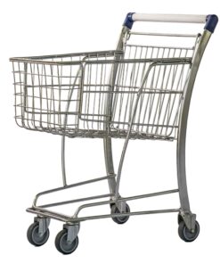 Steel Kiddies Shopping Trolley - Metal Mesh - 25L