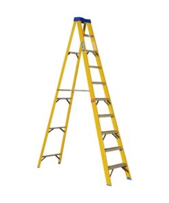 Partial Fibreglass Step Ladder - Single Sided - Industrial - 12 Steps - 3.6m