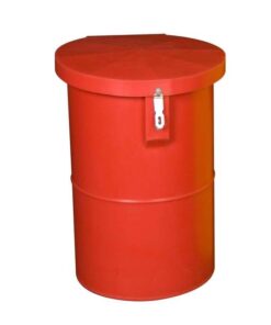 Hazardous Medical Waste Bin - Plastic - 50L - 33.5 x 50 cm