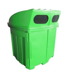 Recycle Bin - Plastic - 1000L - 126 x 103 x 153 cm