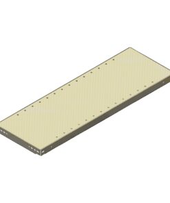 Bolted Shelving Steel Shelf - Uni-Angle - Painted - 91.4 x 38.1 cm