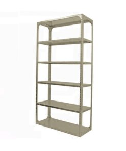 Bolted Shelving Steel Bay 6 Shelves - Uni-Angle - Six Shelf Kit - Painted - 365.8 x 91.4 x 76.2 cm
