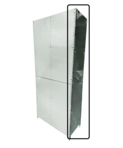 Bolted Shelving Steel Side Panel - Uni-Angle - Galvanised - 129.5 x 38.1 cm