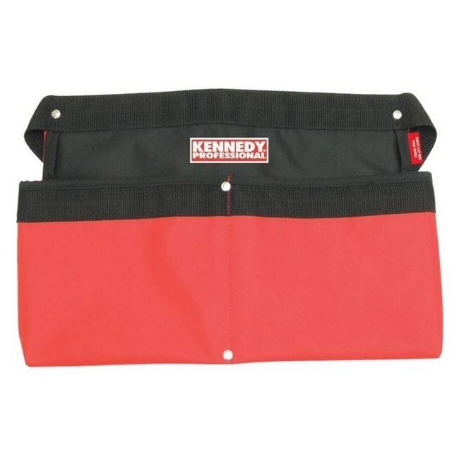 Kennedy Tool Belt - Polyester - 2 Pockets - Read & Black - 29 x 52 cm