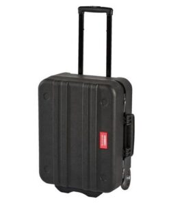 Kennedy Plastic Tool Service Case - Black - Mobile - 2 x Tool Trays - Pull Handle - 47 x 39 x 34.7 cm