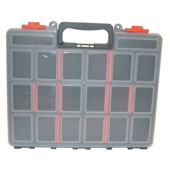 Kennedy Service Small Parts Case - Plastic - 16 Compartments - 33 x 38 x 6 cm