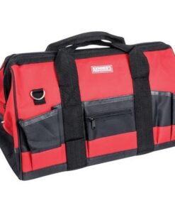 Kennedy Tool Tote Bag - Polyester - Black & Red - 28 Pockets - 44.5 x 28 x 30.5 cm
