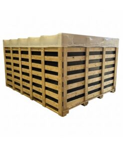 Slatted Wooden Crate - 4 Way Entry - 50 x 50 x 50cm