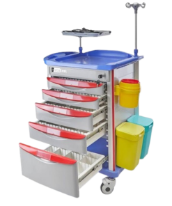 Emergency Crash Cart Trolley 5 drawers MS-C05