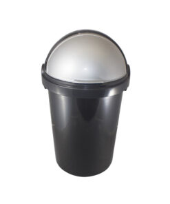 25L Black Dustbin
