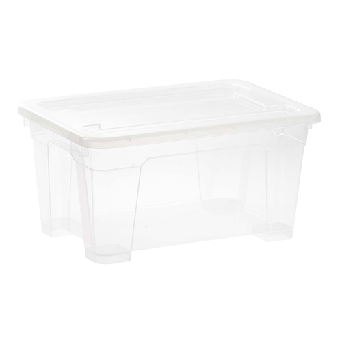 4.5 Litre Clear Storage Box – Assorted Colours