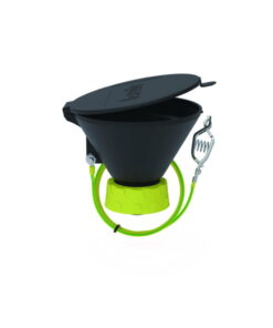 Bohlender b.safe Funnel 130 S 65 – Ø 130 mm, Black, Static‑Dissipative PE‑EX