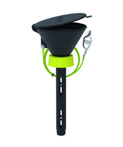 Bohlender b.safe Funnel 130 S 65 – Ø 130 mm, Black, with Lance, Static‑Dissipative PE‑EX