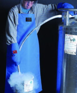 Cryo.Expert Cryo Protection Set – Gloves 500mm L, Face Shield, Apron, and Two Safety Labels