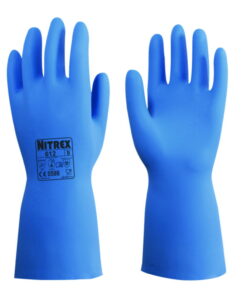Chemical protective gloves Nitrex 612 XL (10) nitrile, blue, pack of 10 pair