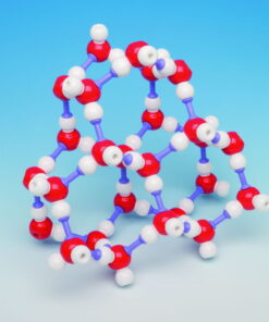 Molecular model zinc sulphite 45 atoms