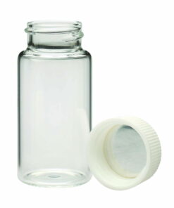 DWK Wheaton 20 mL Scintillation Vials with 22-400 Cap and Metal Insert, Pack of 500