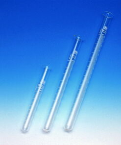 Hecht Test Tube 20:0.1 ml, Graduated Soda Glass, with Spout