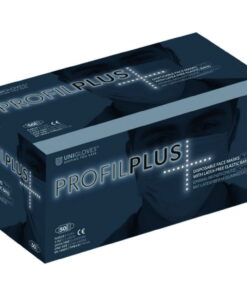 Unigloves OP Mouthguard Profile Plus Black Fleece Ear Loop Round, Pack of 10x50