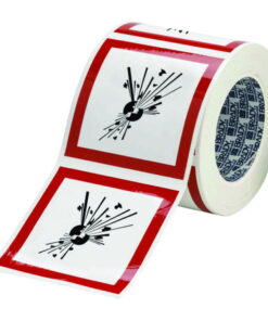 Brady GHS Symbol "Longterm Hazardousness to Health" PIC 1807-100*100-B7541-RLL 100x100 mm, Roll, Pack of 250