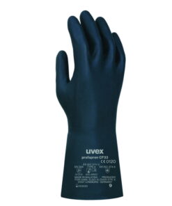 Uvex Protection Gloves Profapren CF33, 33 cm, Size 8-M, Type 60119, Dark Blue, Pack of 10 Pair