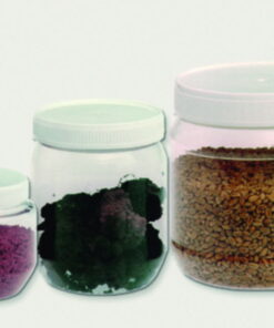 Behr Labor PET Wide Mouth Jar PWG 100, 100 ml Transparent, Pack of 10