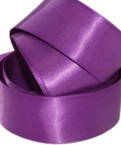 DFS Damson Light Purple (25mm) Satin Ribbon