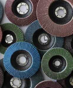 Abrasives- Klingspor Abrasive Discs, 80 Grit, 125mm, PS22K, GLS5-8 Holes (each of 50)