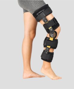 ROM Knee Brace Fixed Support 10 – 120 degrees II Black- Universal