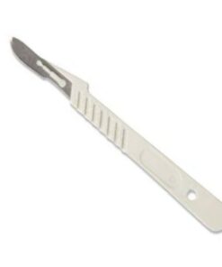Surgical Blade Stainless Steel with Plastic Handle No 15 Blade – Pack of 10