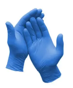 Powder Free Blue Nitrile Gloves (Box of 100) Bulk 100 Boxes