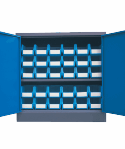 Blue – Linbin ® Storage Bin Half Size Cabinet Kit 1