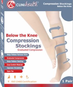 Compression Stockings Below the Knee Class 3 Red – Large